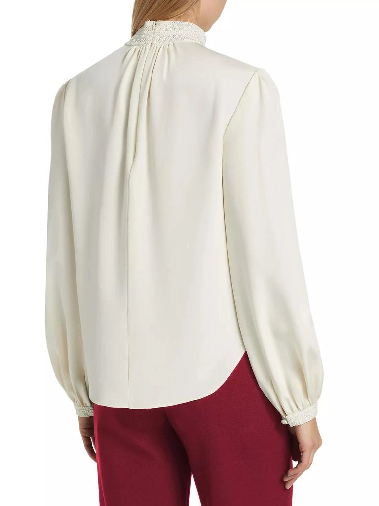 ADAM LIPPES Silk Crepe Blouse 5