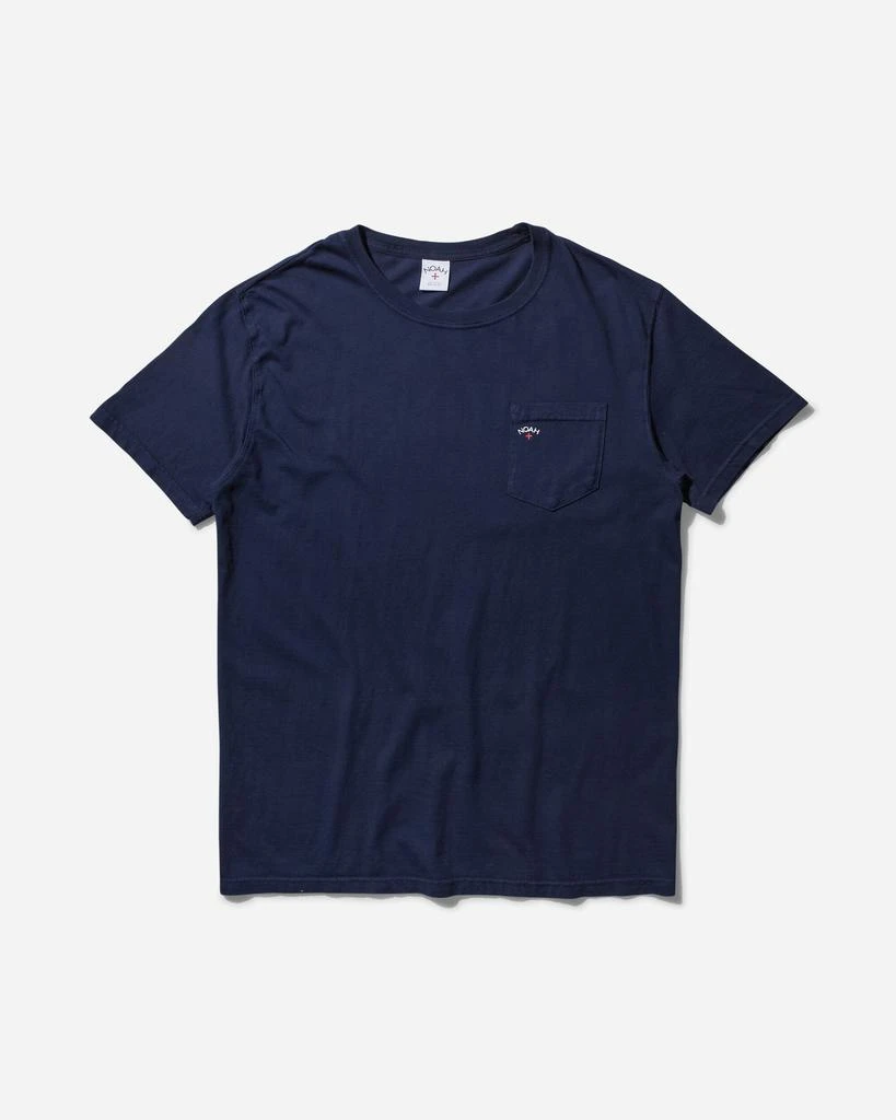 Noah Men's Core Logo Pocket T-Shirt Navy 1