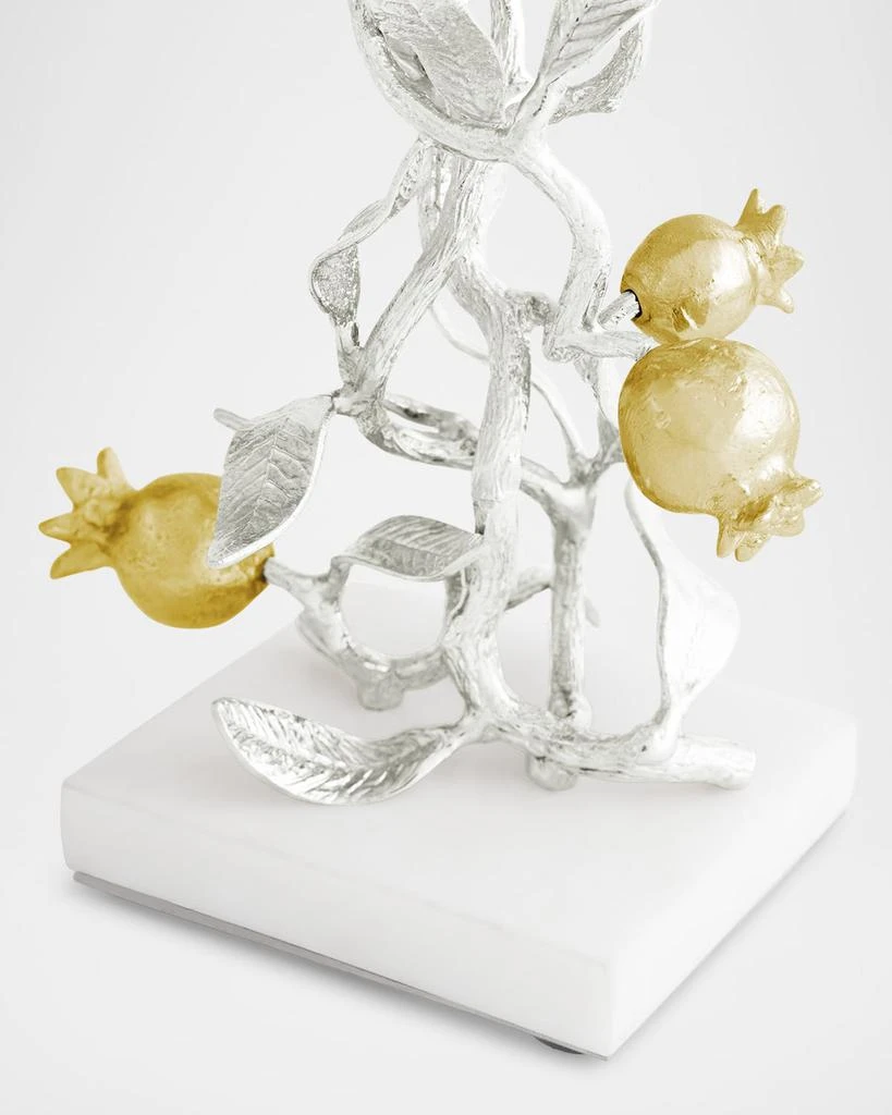 Michael Aram Pomegranate Silver 
Gold Candleholders with 24K Goldplate, Set of 2 4