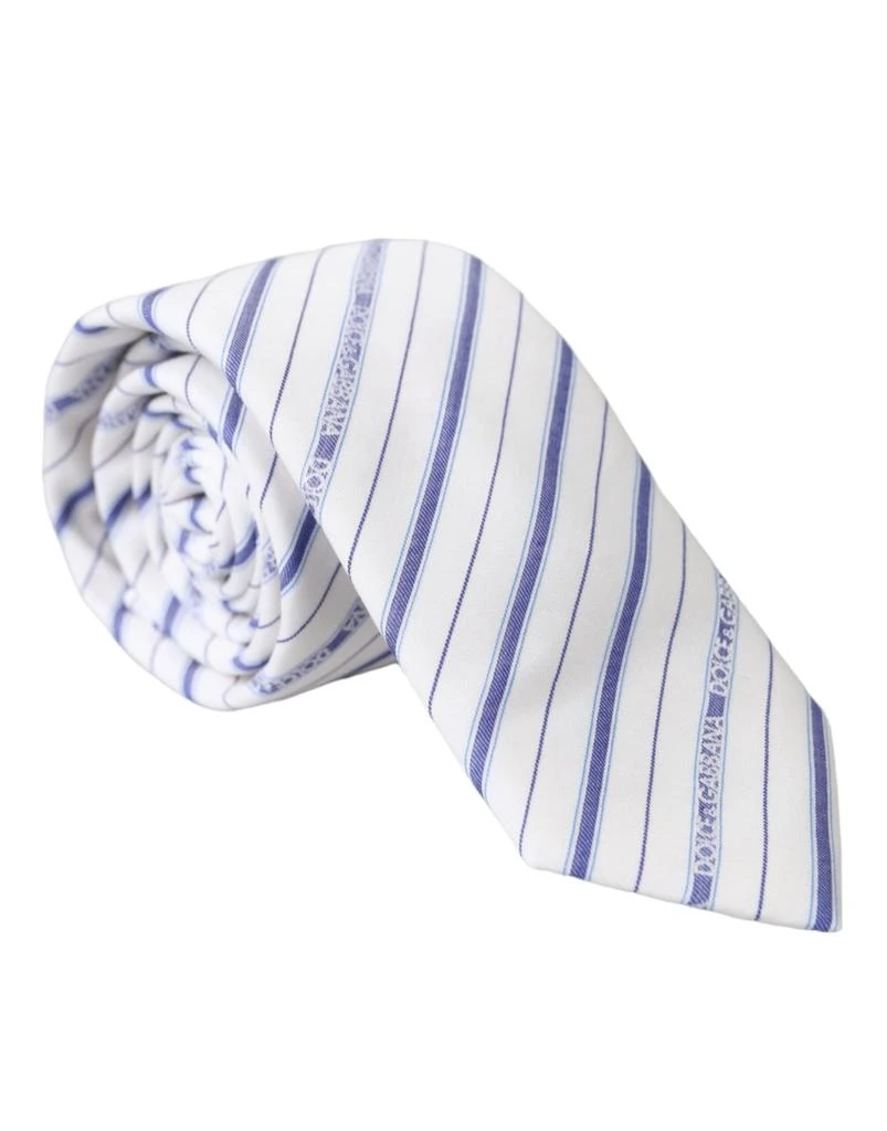 Dolce 
Gabbana Stripes Silk Adjustable Men
s Tie