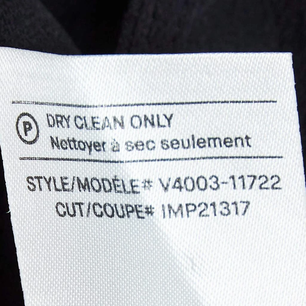 Vince Vince Black Silk Button-Up Blouse M 5