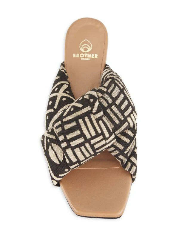 Brother Vellies Togo Printed Slide Sandals 4