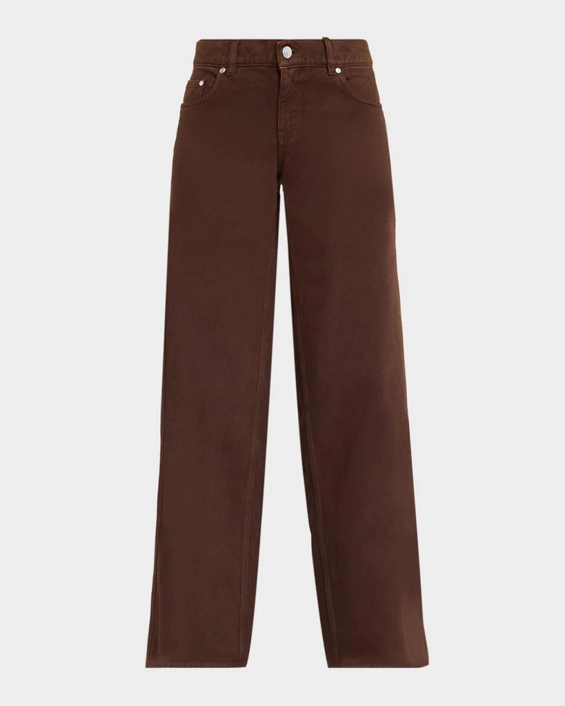 Stella McCartney Mid-Rise Wide-Leg Denim Jeans 1