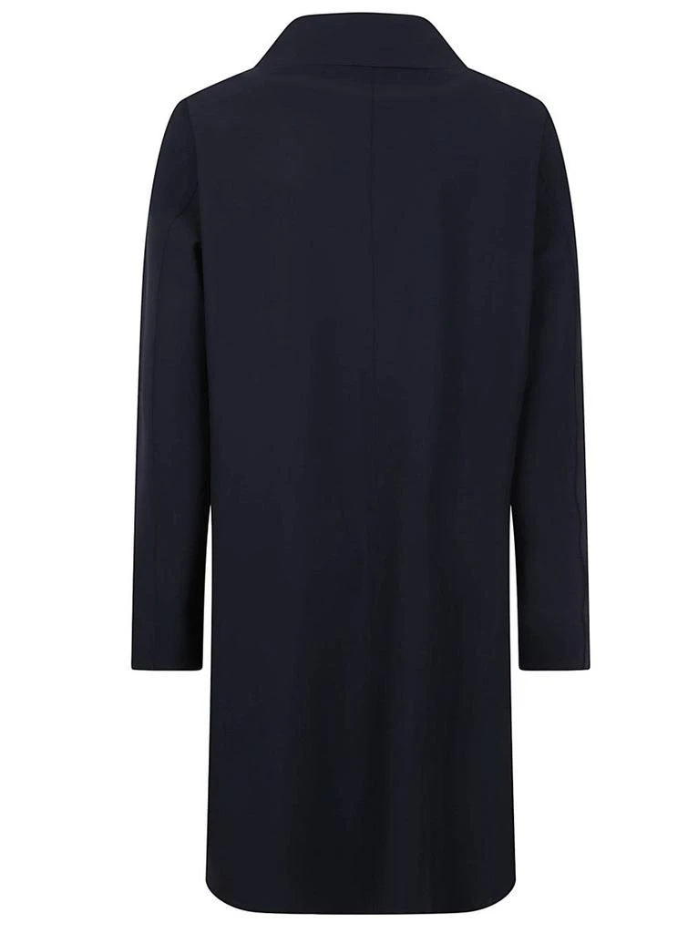 Herno Stretch Jersey Coat With Laser Cut Detailing 2