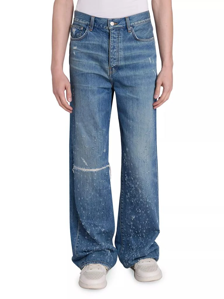 AMIRI Shotgun Distressed Straight-Leg Jeans 2