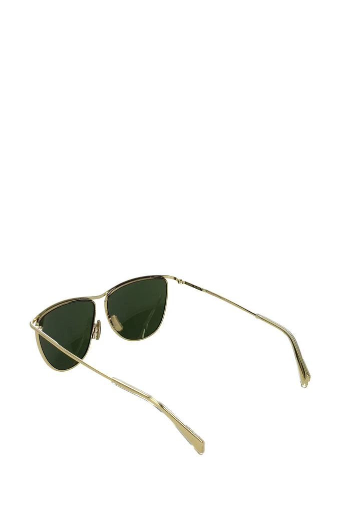 Celine Sunglasses Metal Gold Green 2