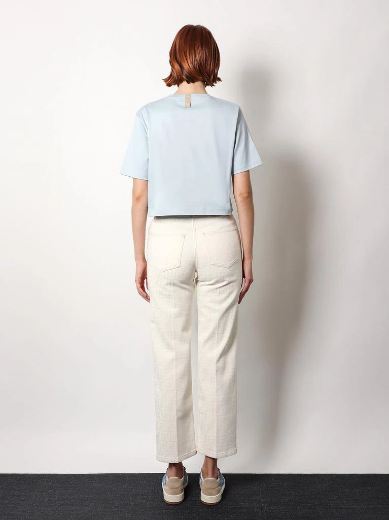 Fendi FF off white denim trouser 3