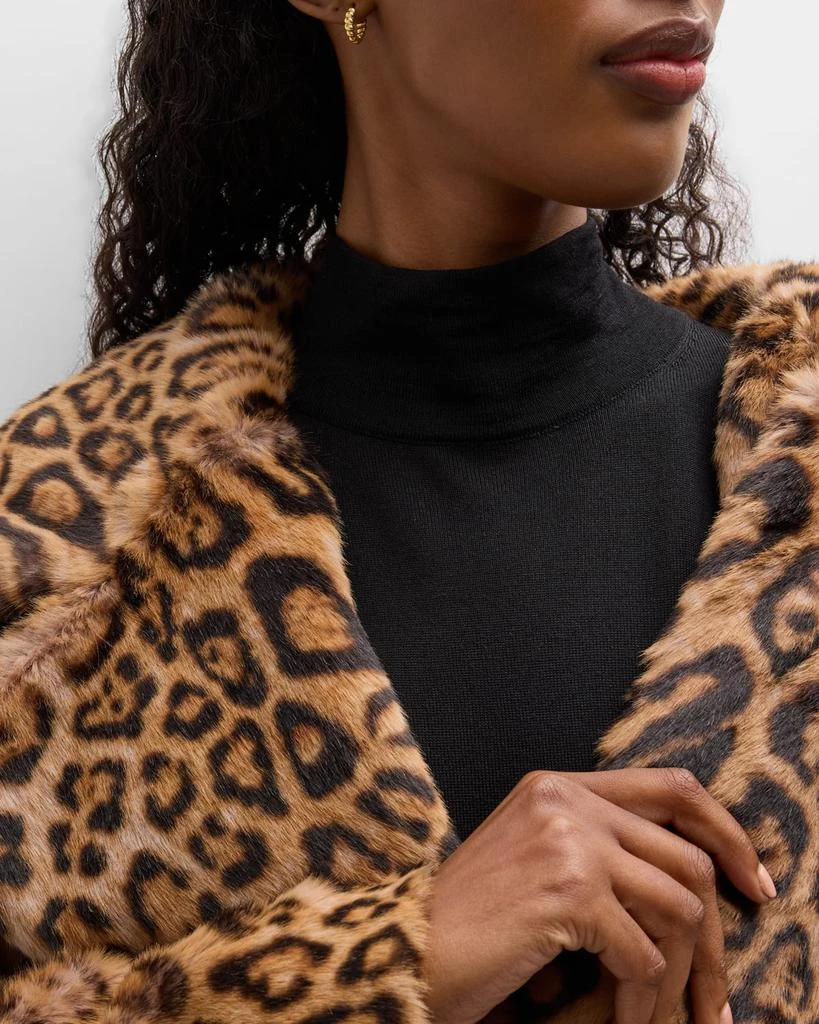 Simon Miller Jetz Cheetah Faux-Fur Coat 6