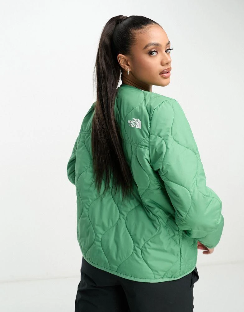 The North Face The North Face Ampato quilted liner jacket in green Exclusive at ASOS 2