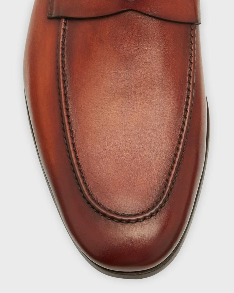 Magnanni Men's Sasso Leather Penny Loafers 5