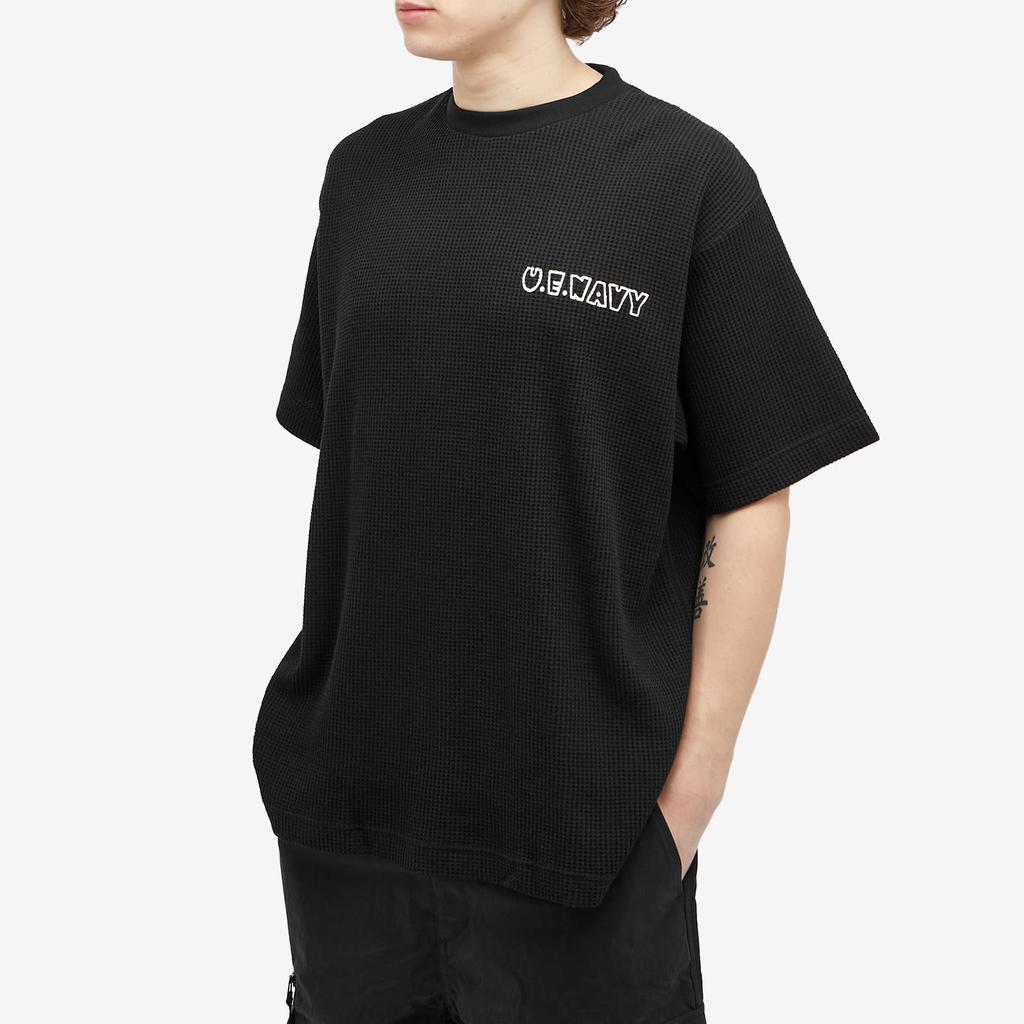 Uniform Experiment Uniform Experiment UE Navy Waffle T-Shirt