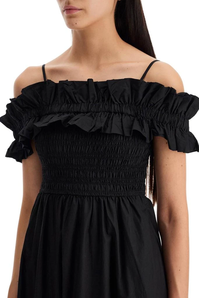 Ganni "poplin smock dress 4