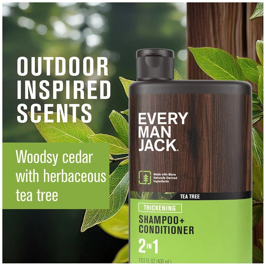 Every Man Jack 2-in-1 Shampoo + Conditioner Tea Tree 8