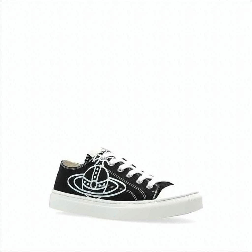 Vivienne Westwood Canvas Low-Top Sneakers with Graphic Emblem 5