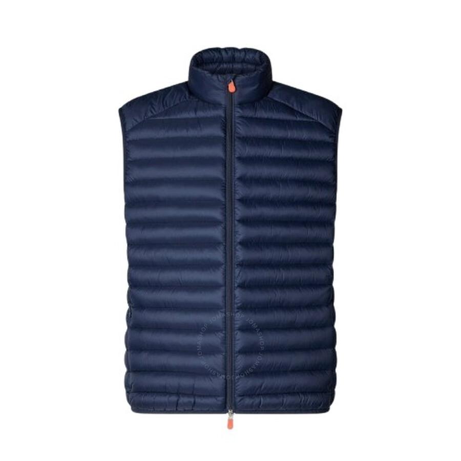 Save The Duck Men's Blue Adam Puffer Vest