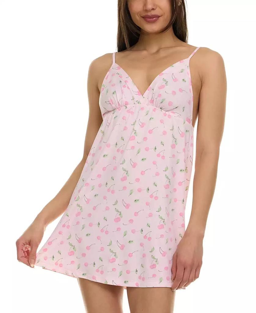 Flora Nikrooz Women's Jinny Cherries-Print Chemise 4