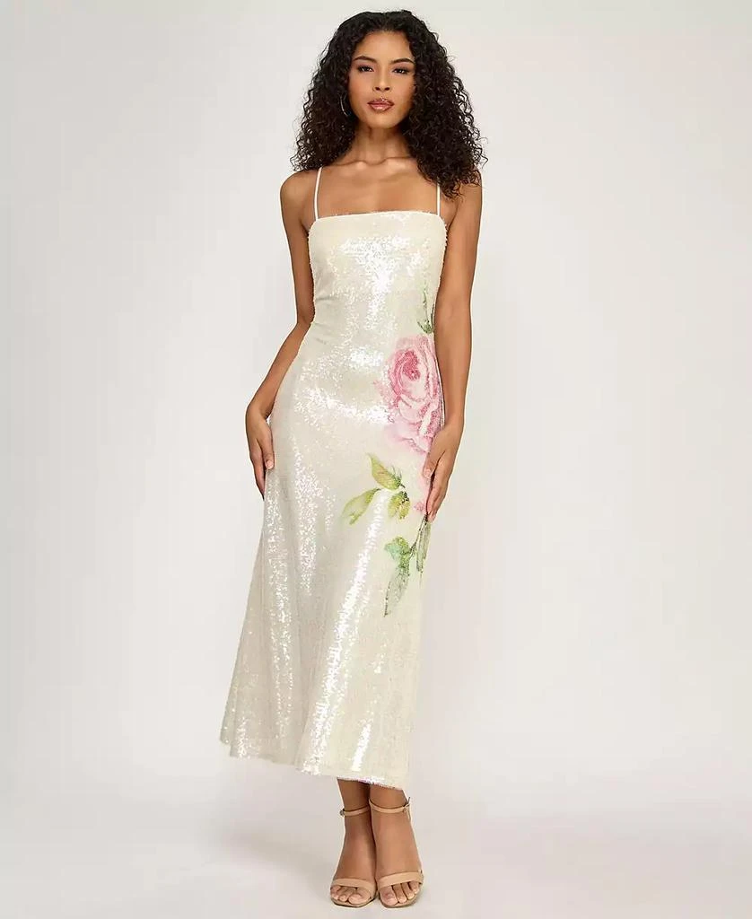 fitted lace wedding dress Pink Anthurium Flowers Slip Maxi Dress – FARM Rio