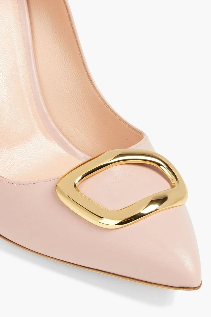 Rupert Sanderson Malory buckle-embellished leather pumps 4