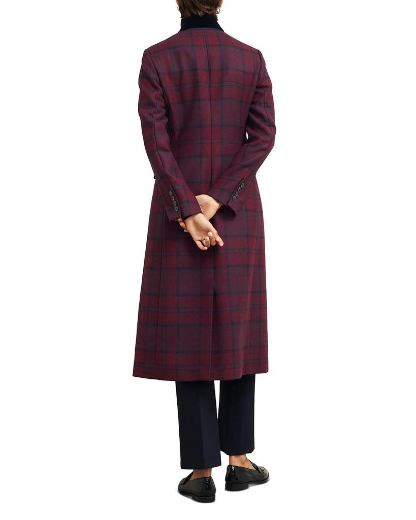HOBBS LONDON Patricia Plaid Double Breasted Coat 3