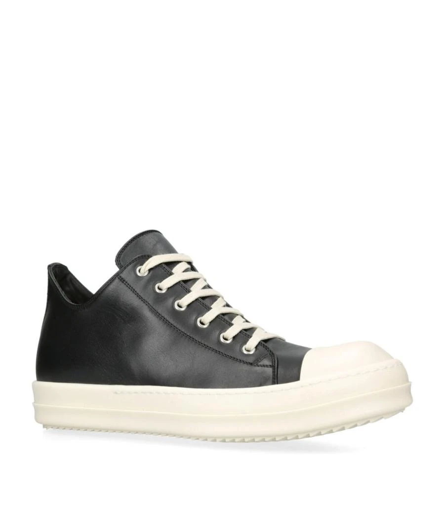 Rick Owens Leather Classic Low-Top Sneakers 3