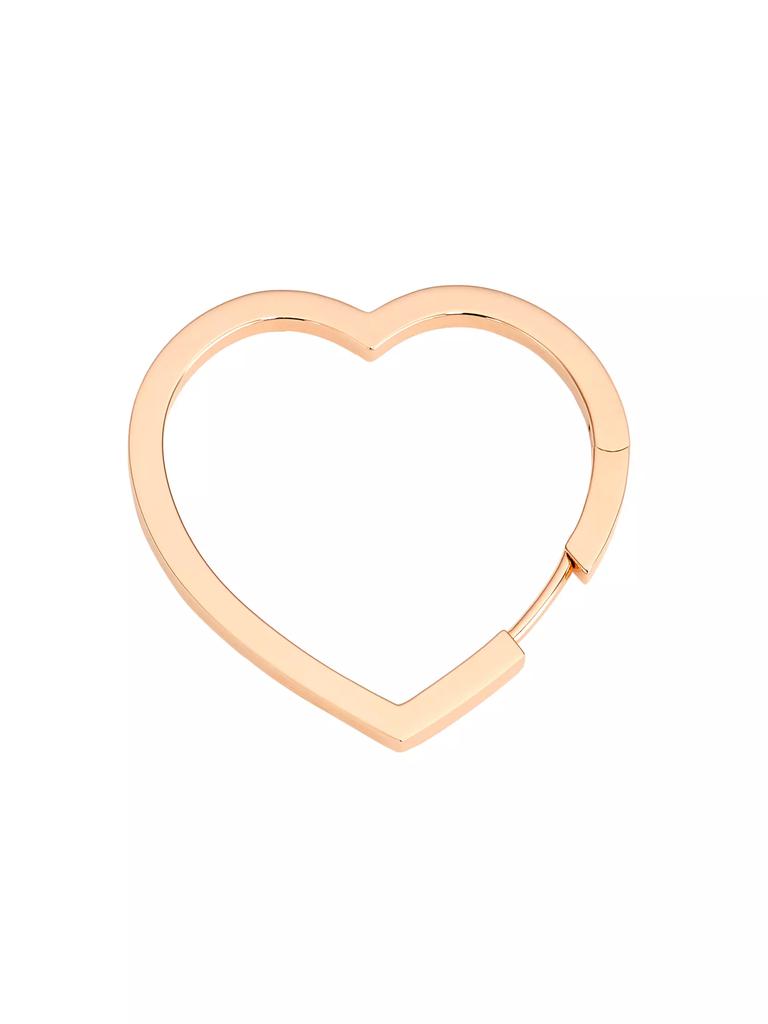 Repossi Antifer 18K Gold Heart Large Single Hoop Earring