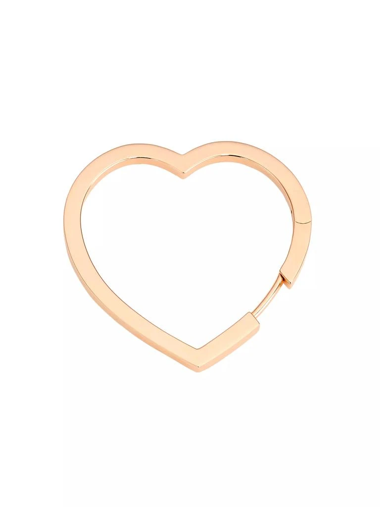 Repossi Antifer 18K Gold Heart Large Single Hoop Earring 1