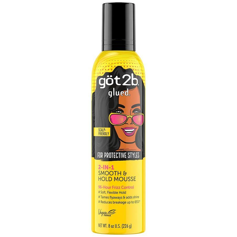 Got2b Glued 2-in-1 Smooth & Hold Mousse 1