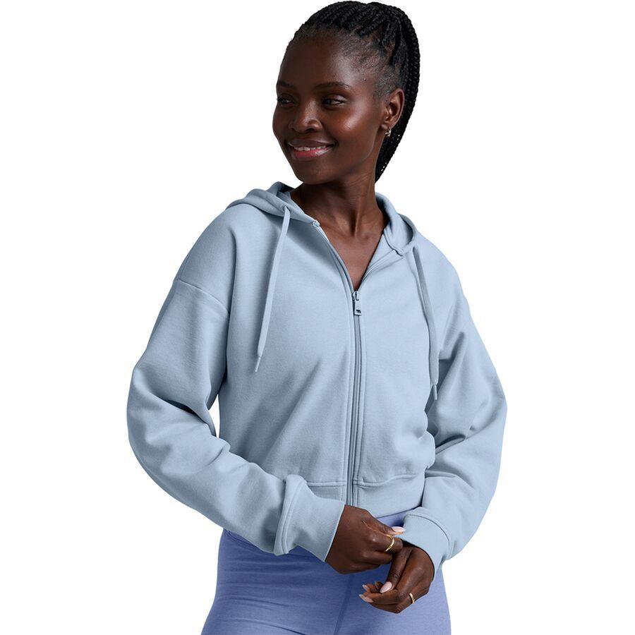 Sweet Escape Zip Up Hoodie グレー クロップド Sweet Escape Zip Up Hoodie - Athletic Heather Grey | ALO