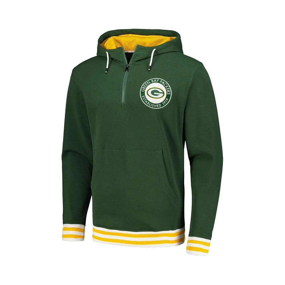 Tommy Hilfiger Men's Green Green Bay Packers Aaron Quarter-Zip Hoodie 2