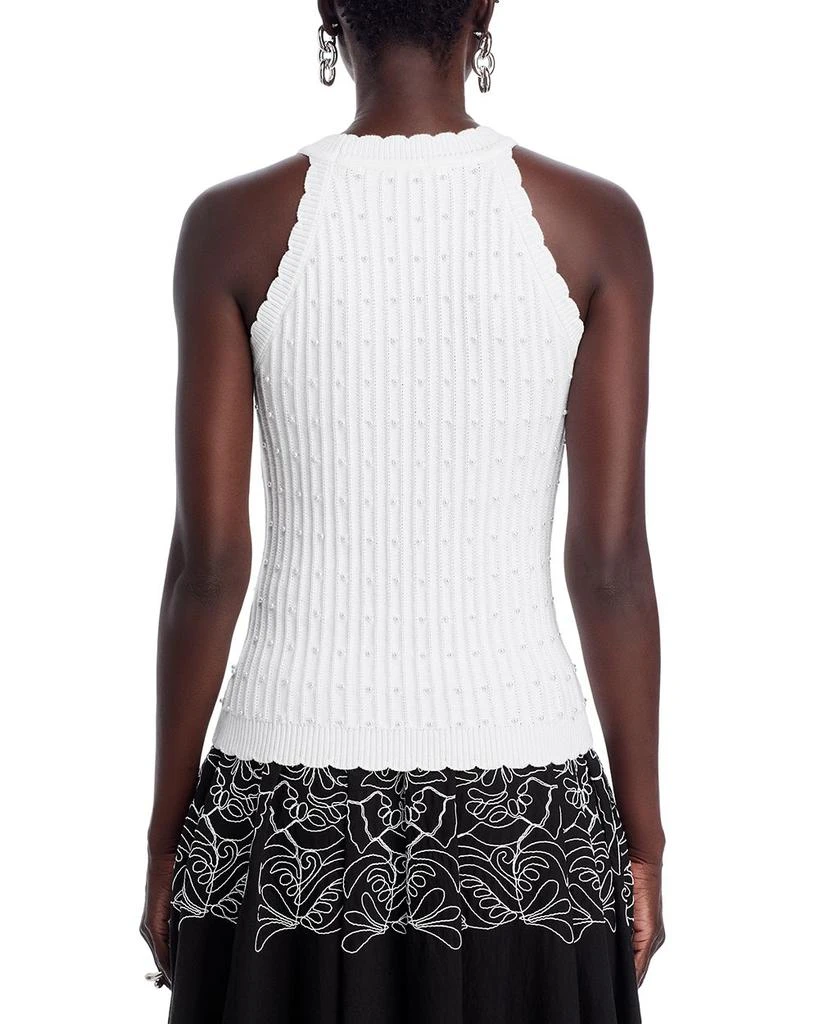 Tahari The Lima Pearl Halter Neck Top 3