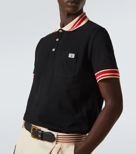 Valentino VLogo cotton piqué polo shirt 5