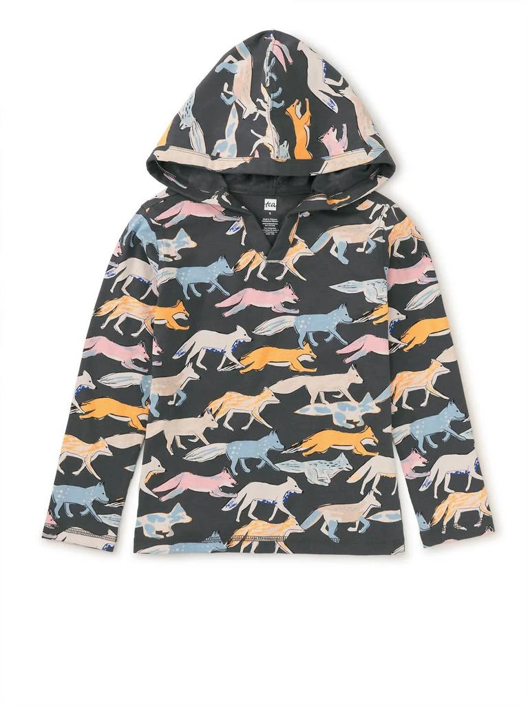 Tea Collection Tea Collection - Kid's Printed Happy Hoodie 1
