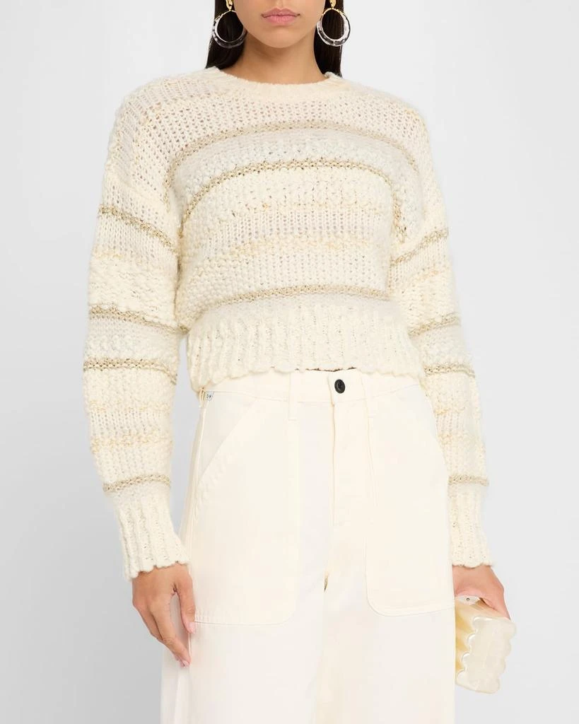 FRAME Textured Stripe Sweater 4