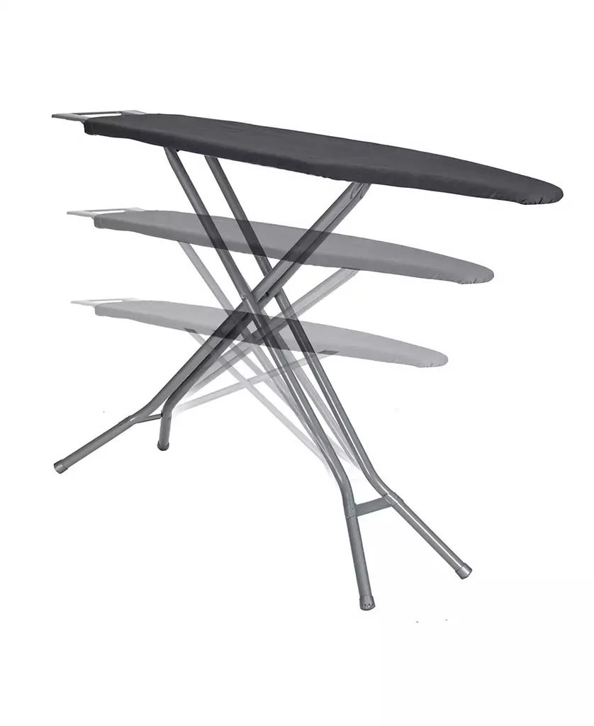 Seymour Home Products Adjustable Height, 4 Leg Ironing Board with Mesh Top and Iron Rest 20
