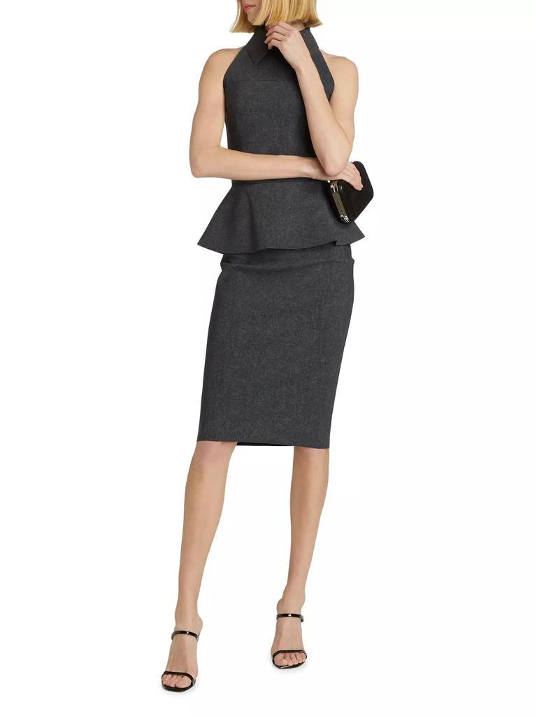 Chiara Boni Idino Peplum Cocktail Dress 2