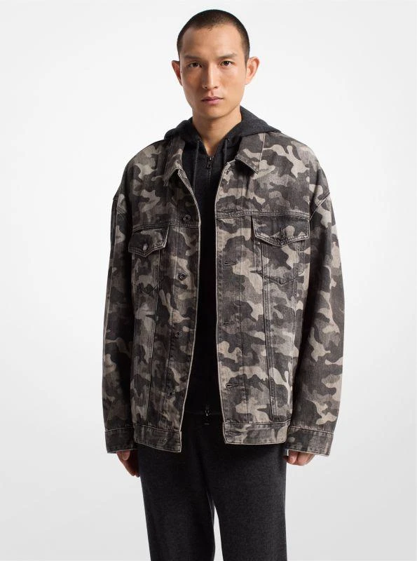 Michael Kors Camouflage Denim Jacket 4