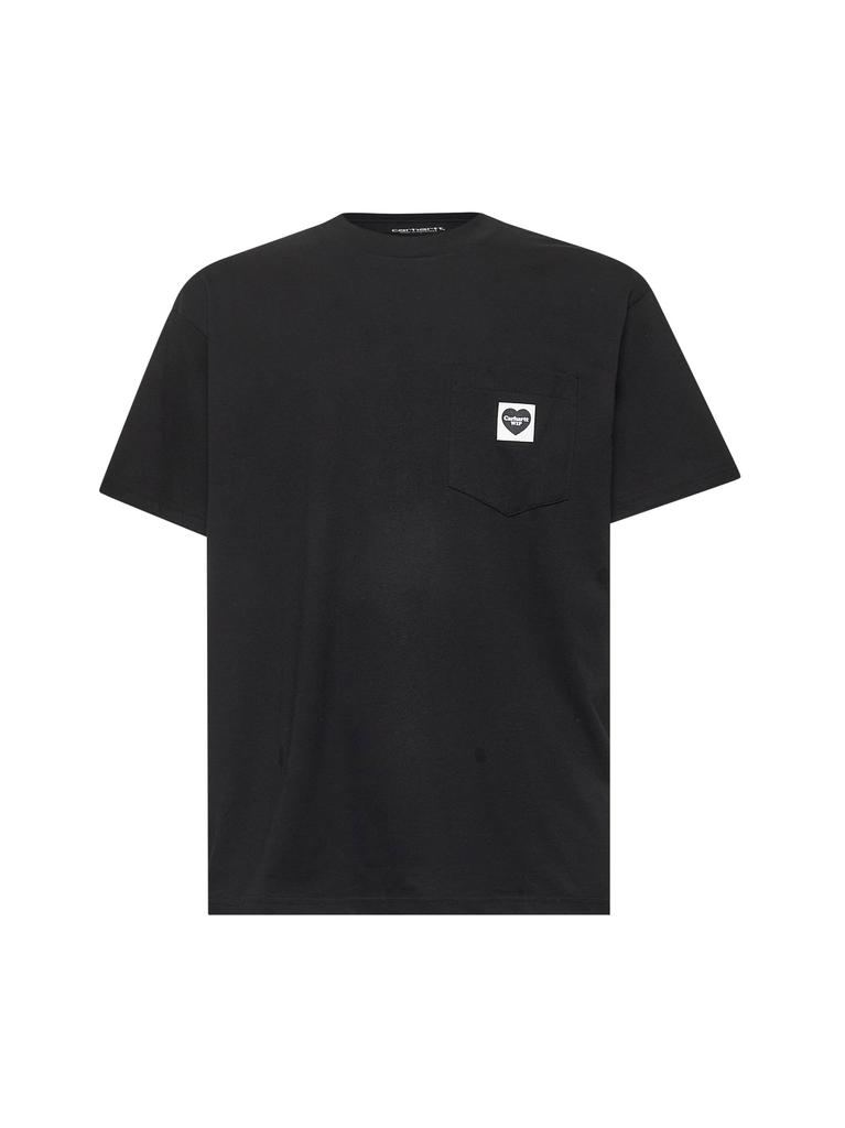 Carhartt WIP CARHARTT WIP | Black cotton S/S Pocket Heart T-shirt | Man | XL