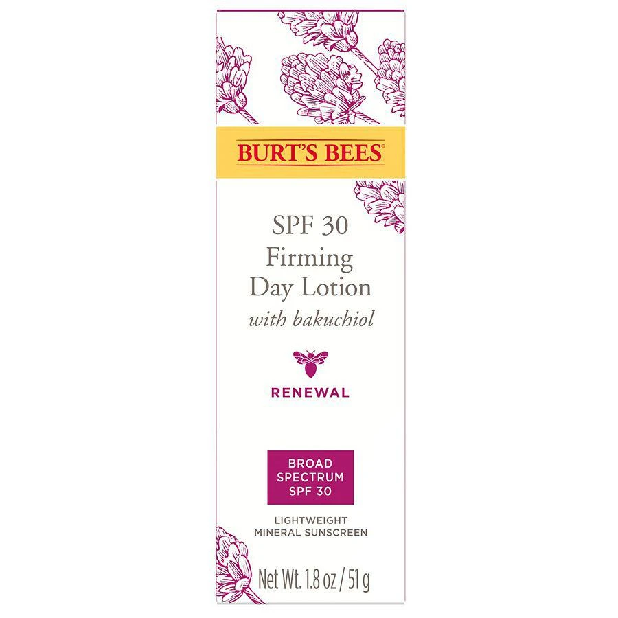 Burt's Bees Renewal Firming Day Lotion with Bakuchiol, Broad Spectrum SPF 30 Sunscreen 7