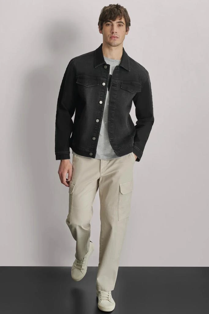DKNY DENIM JACKET WITH LOGO TAPING 3