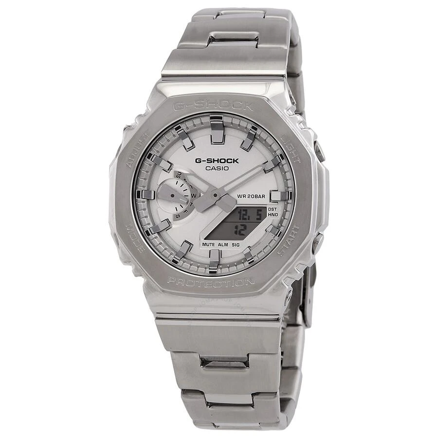 Casio G-Shock G-Steel 2100 Series Silver-tone Dial Men's Watch GM2110D-7A 1