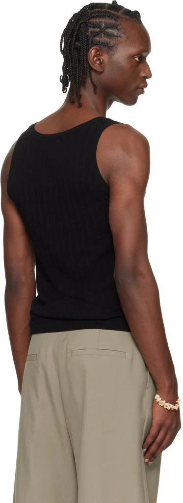 Dries Van Noten Black Rib-Knit Tank Top 3