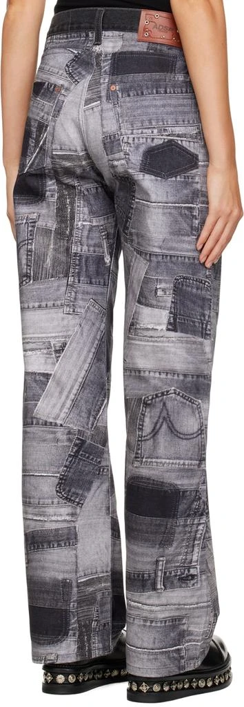 ANDERSSON BELL Gray Patchwork Jeans 3