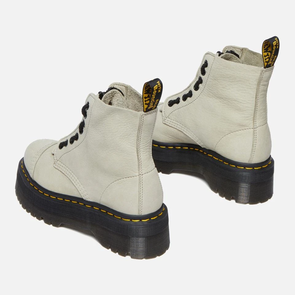 Dr. Martens DR. MARTENS WOMEN'S SINCLAIR LEATHER ZIP FRONT BOOTS 4