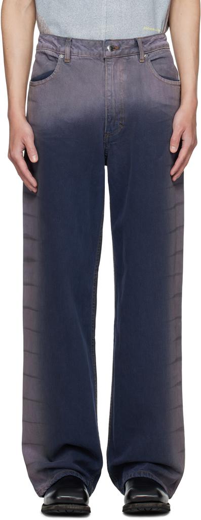 Blue & Purple Wide-Leg Jeans – On Sale Now with Up to 69% Off
