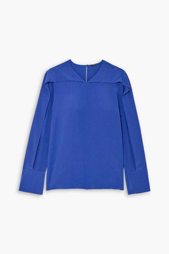 Joseph Wigmore cape-effect silk crepe de chine blouse