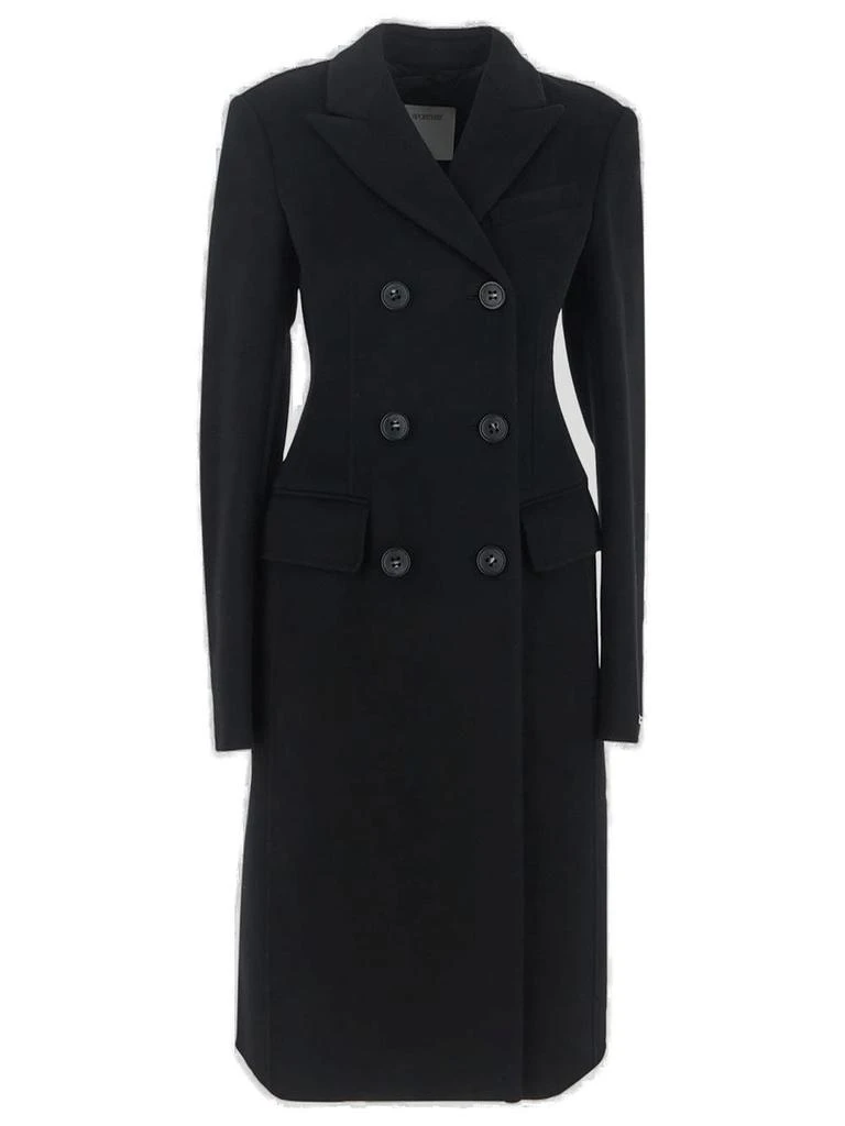 Max Mara Sportmax Morgana Double-Breasted Long-Sleeved Coat from Cettire