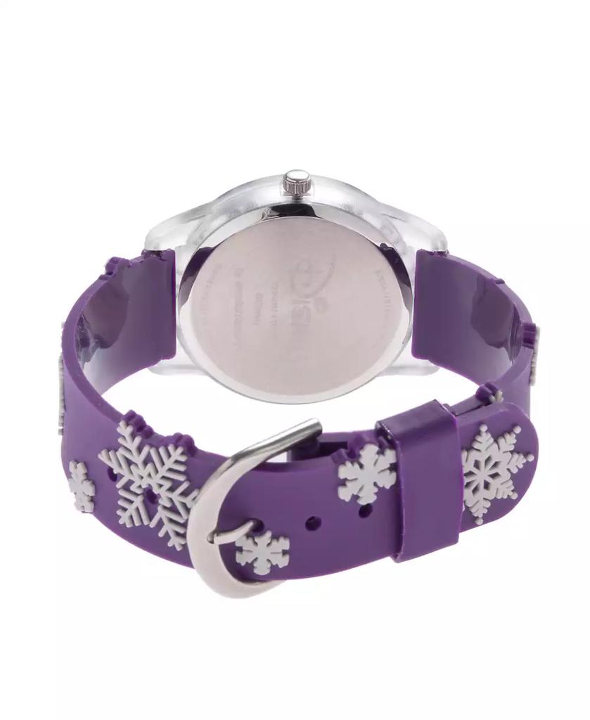 ewatchfactory Disney Frozen 2 Elsa and Anna Girls' Clear Plastic Time Teacher Watch 32mm