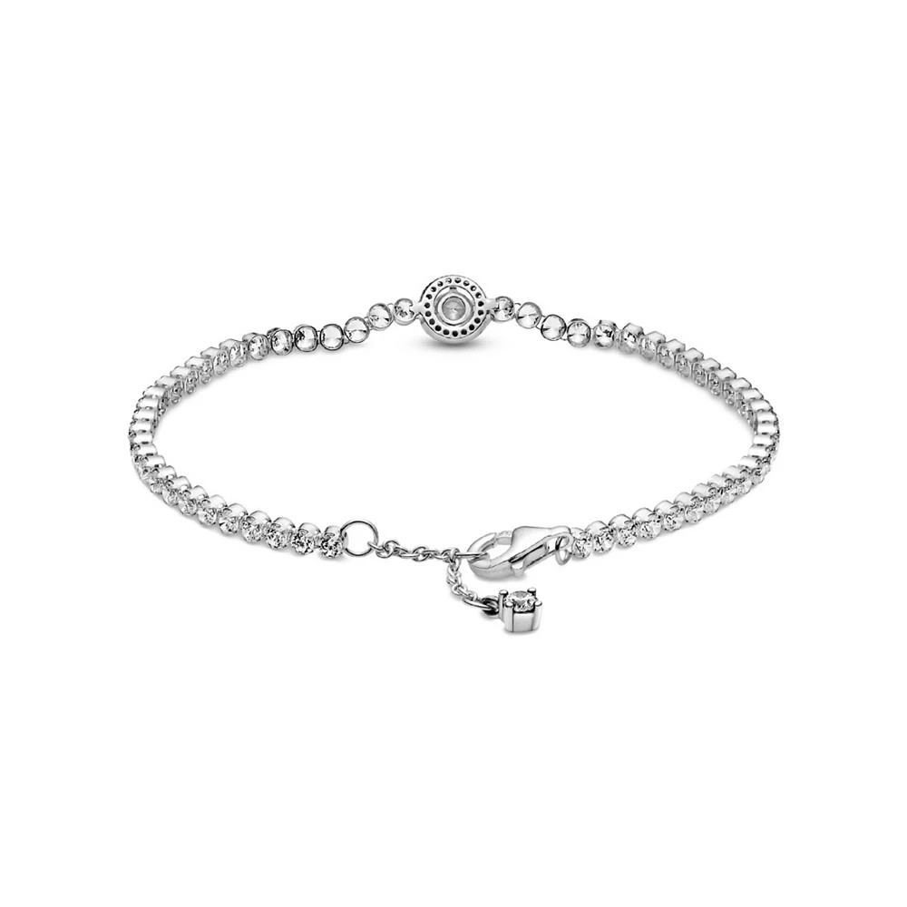 Pandora Cubic Zirconia Sparkling Halo Tennis Bracelet 2