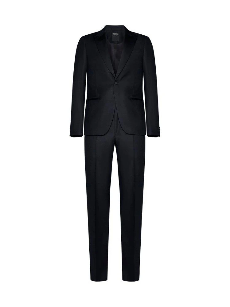 Zegna Zegna Single-Breasted Two-Piece Tailored Suit 1