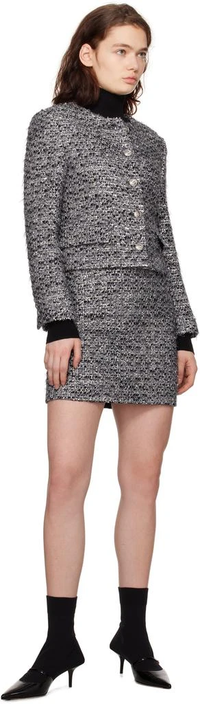 Juun.J Gray Tweed Miniskirt 4